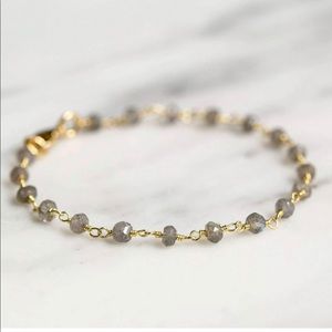 Labradorite Bracelet Natural Gemstone handmade jewelry
